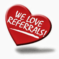 We love referrals image