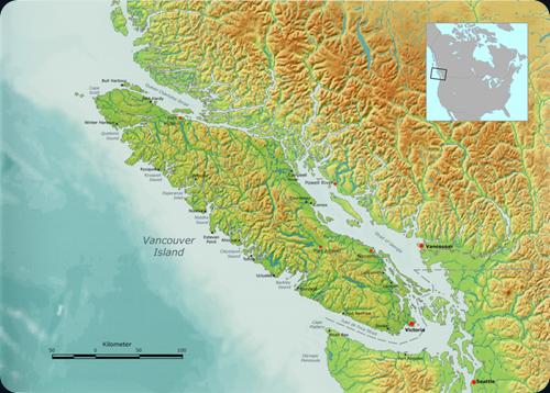 islas san juan map