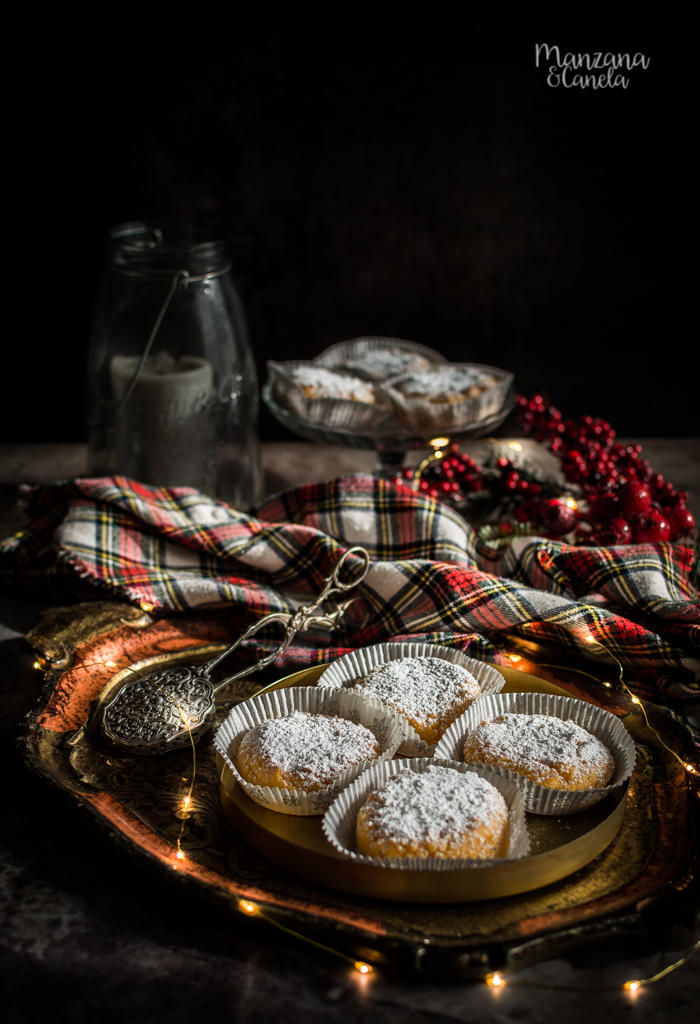 Marquesas de calabaza. Receta de Navidad sin gluten