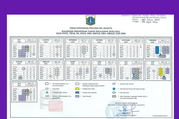 Anda Mencari Kalender Pendidikan Provinsi DKI Jakarta Tahun Pelajaran 2020-2021? Kaldik Jatim Tapel 2020/2021 bisa didownload dengan mudah disini