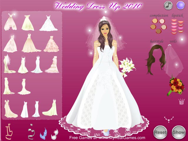 Bridal wedding dresses games