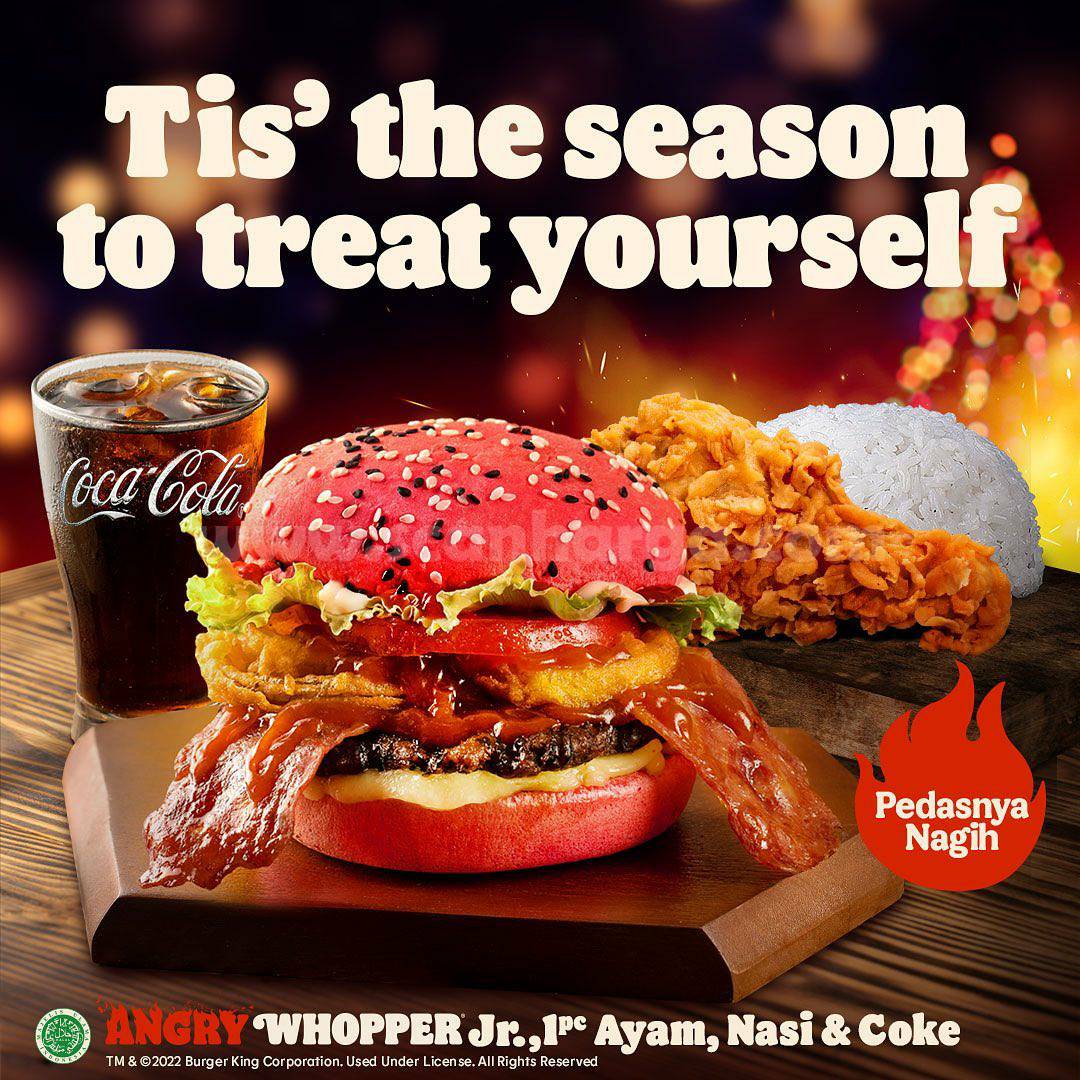Burger King ANGRY Whopper Jr – Menu Baru Harga Hanya Rp. 68.636