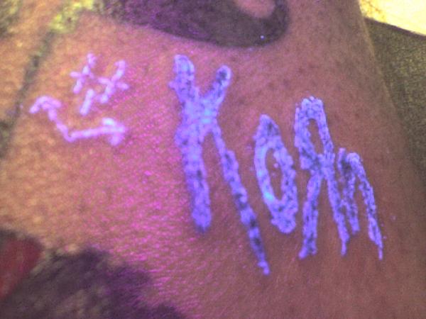 KoRn UV Tattoo