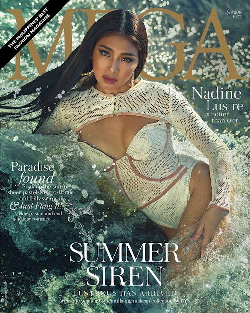 Nadine Lustre on Mega Magazines April 2018 Cover Girl