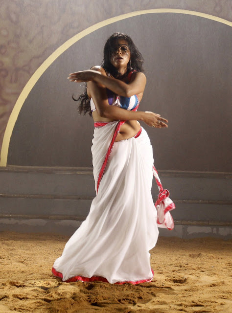 priyamani hot navel show in saree stills