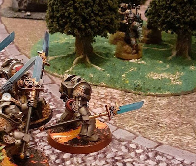 Warhammer 40k battle report - Eternal War -  Hold Your Gains - 500 points - Militarum Tempestus vs Grey Knights