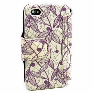 JAVOedge Flora Book Case for Apple iPhone 4/4S