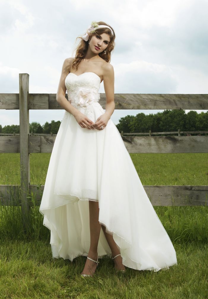 WhiteAzalea Simple Dresses  Simple High  Low  Wedding  Dresses 