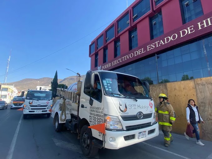 Manifestación de pipas de gas colapsa la México-Pachuca
