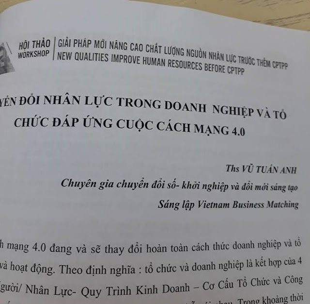 Chuyển đổi nhân lực trong doanh nghiệp và tổ chức đáp ứng cuộc cách mạng 4.0