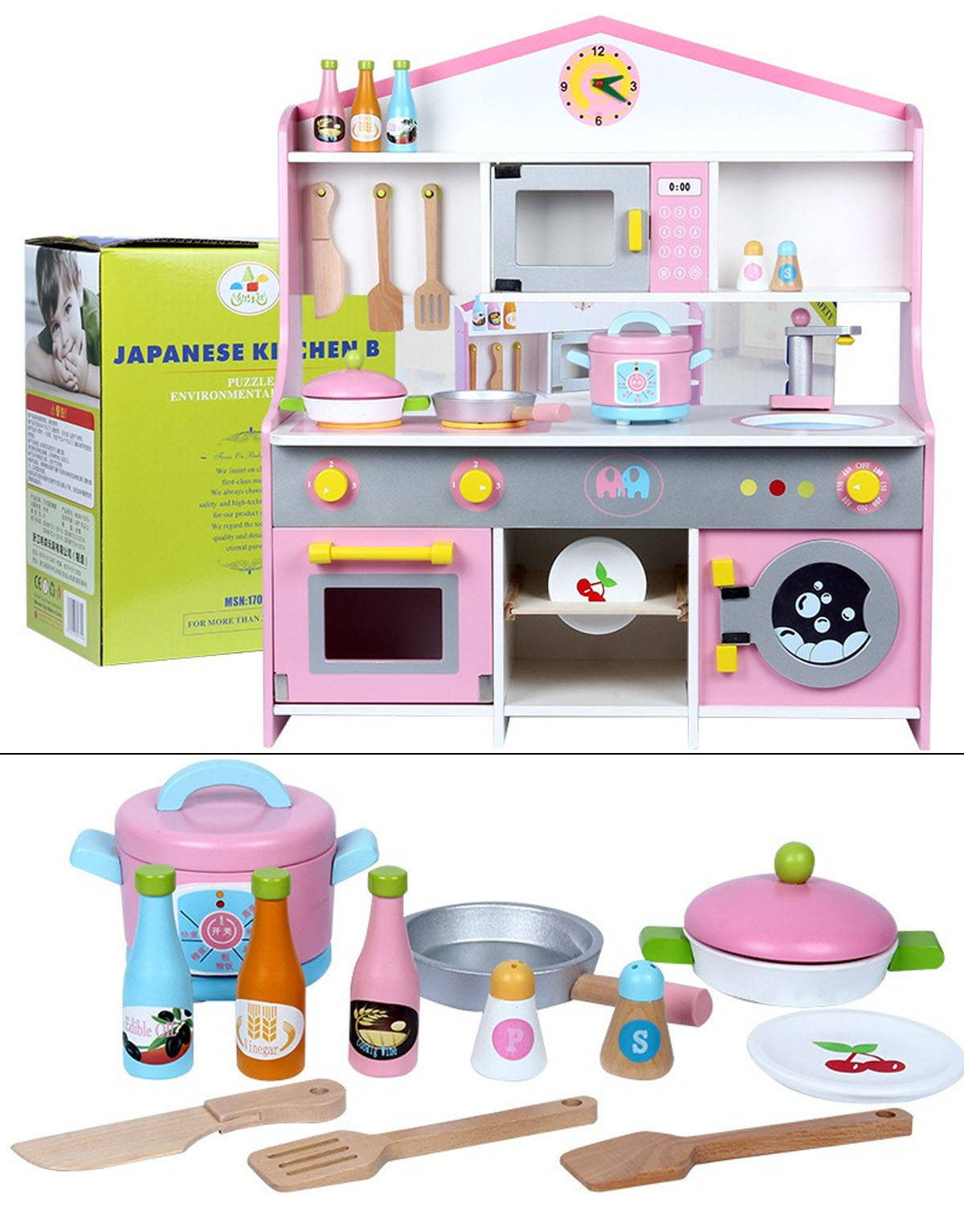 Bộ đồ chơi nhà bếp nấu ăn phù hợp cho các bé từ 3 tuổi