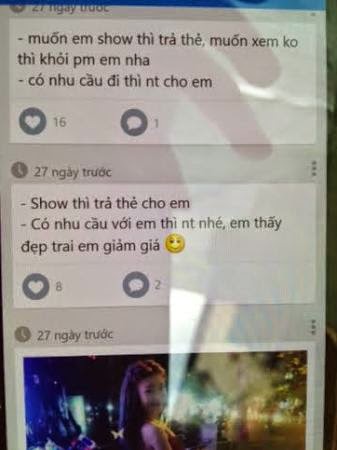 Một đoạn chat chào mời