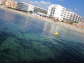 Figueretes Beach in Ibiza