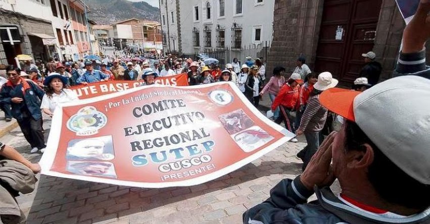 SUTER Cusco advierte que setiembre será el reinicio de huelga magisterial