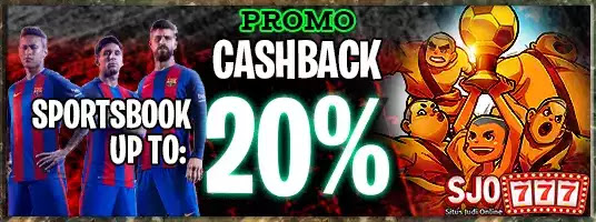 Casback Sportsbook  20% SJO777