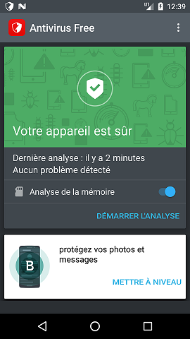 Bitdefender Antivirus Free pour Android