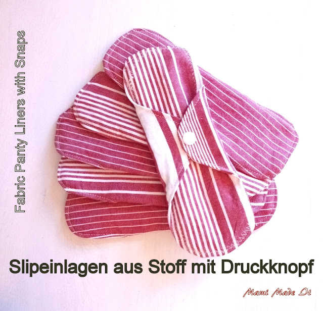 DIY Slipeinlagen mit Druckknopf - Panty Liners with Snaps