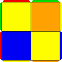 CLL 2x2x2 Cube L - 3