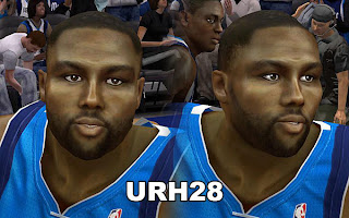 NBA 2K13 Bernard James Cyber Face Patch