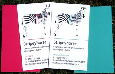 Stripeyhorse Business Cards