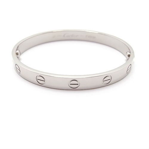 Cartier Love Bracelet White Gold2