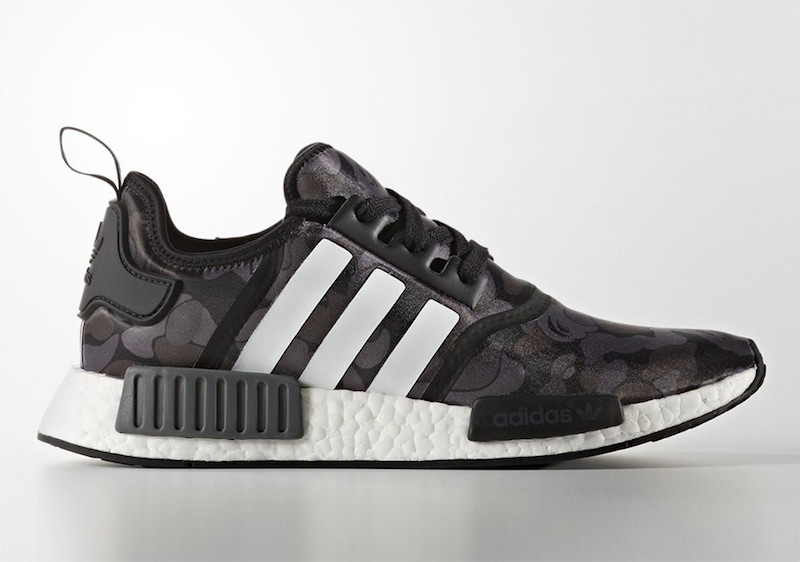 BAPE x adidas NMD Black Camo BA7325