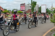 Polres Lampung Utara bersama TNI, Sat Pol PP dan Dishub gelar patroli bersama