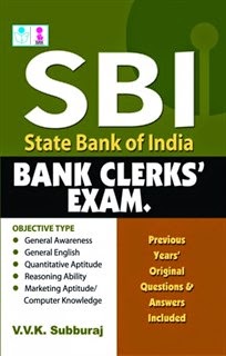 sbi bank clerk exam books