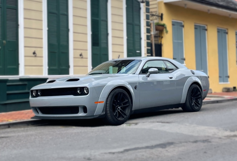 Dodge Challenger Hellcat in the French Quarter