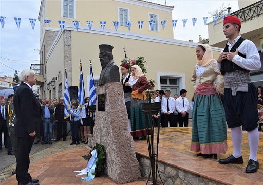 Στο Κρανίδι - Τίμησαν τη μνήμη του  Κρανιδώτη οπλαρχηγού ήρωα του 21 Αρσένιου Κρέστα (Παπαρσένη)