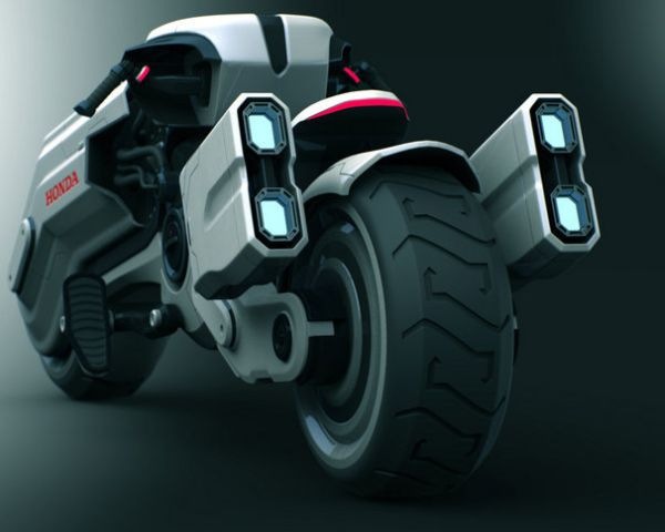 funlure A Concept  of Motor  Bike in Future  by Honda 