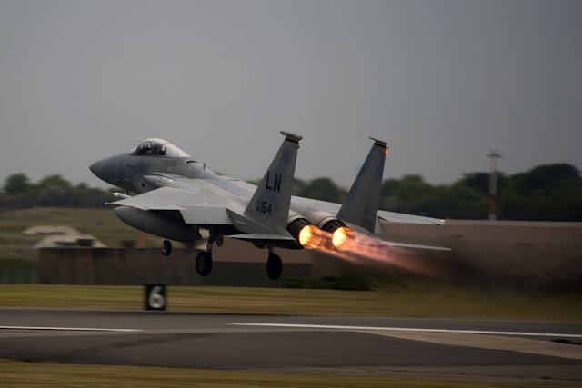 USAF F-15 JETS TAKE THE LEAD OF NATO AIR POLICING MISSION IN TWO COUNTRIES