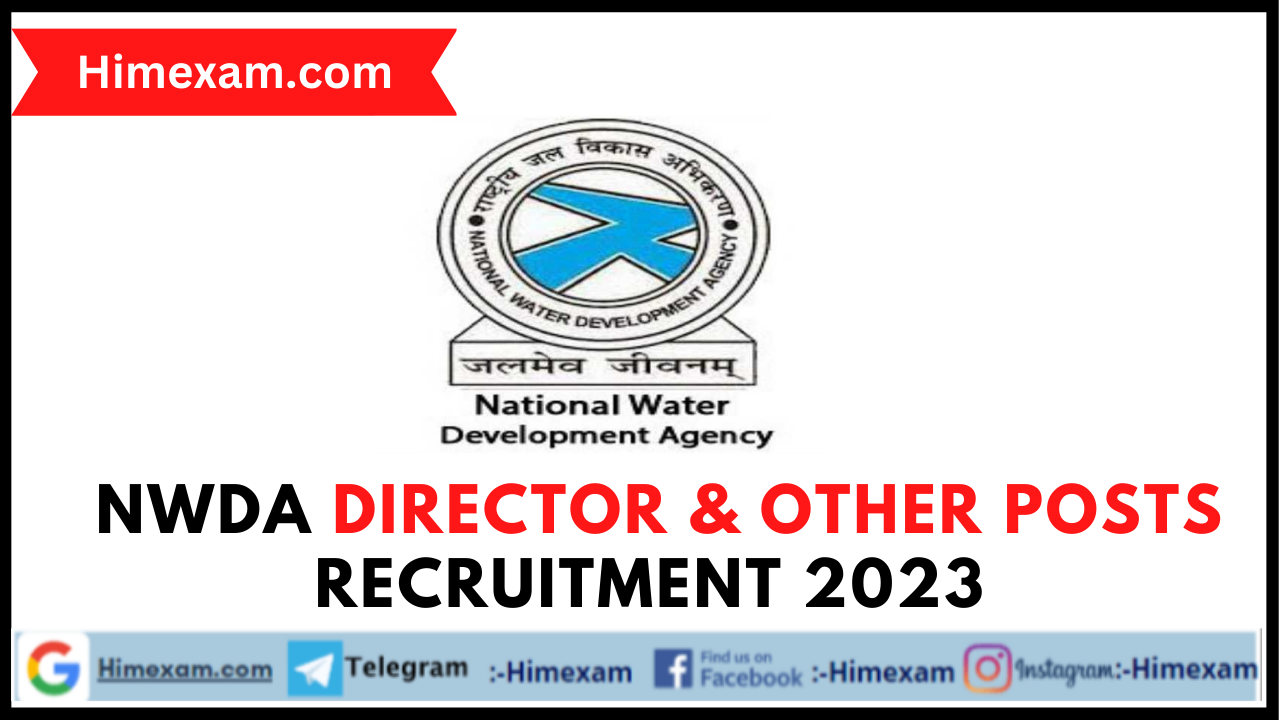NWDA Director & Other Posts Recruitment 2023