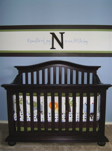 boys blue baby nursery