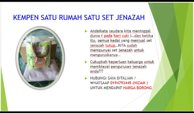 satu rumah satu set jenazah