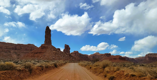 Driving through the valley of the gods
