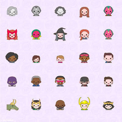 Marvel Studios Phase 4 Emoji Print by 100% Soft