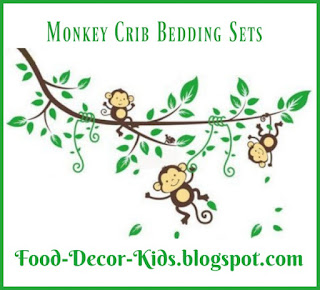 Monkey theme Crib Bedding Sets