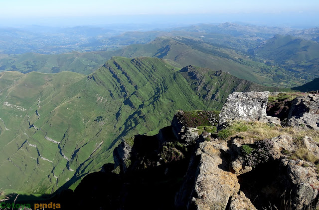 Vistas desde la cumbre de Castro Valnera