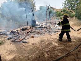 Apresan joven que incendió la vivienda de su padre en Esperanza