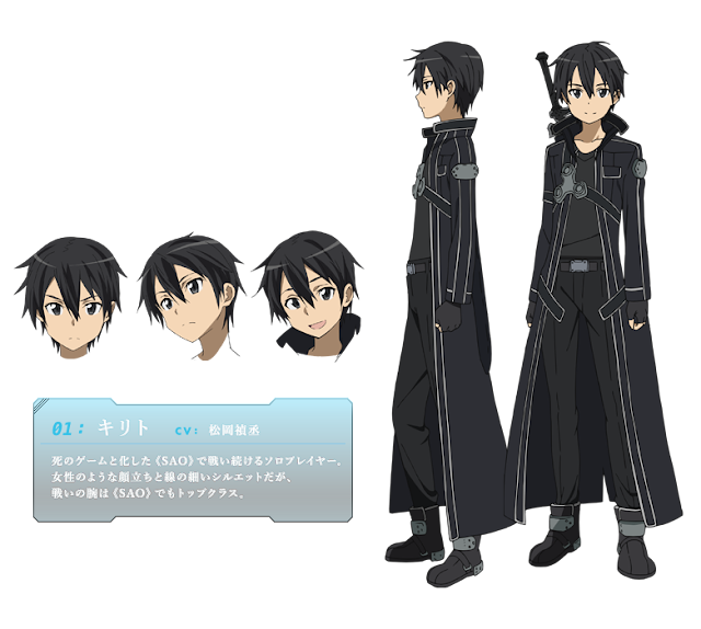 sword art online, Kazuto Kirigaya, kirito