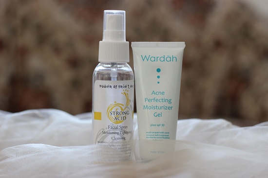 review dan harga Wardah acne perfecting moisturizer gel