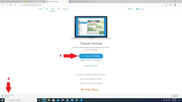 Cara Menggunakan Telegram di Penyemak Imbas (Browser) dan Desktop (PC)