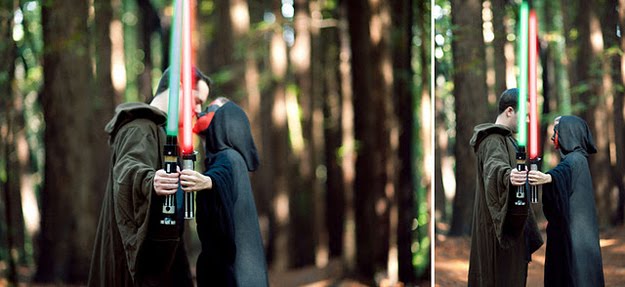 Star Wars Engagement Photo Shoot function pics