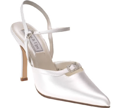 New High Heel of White Wedding Shoes