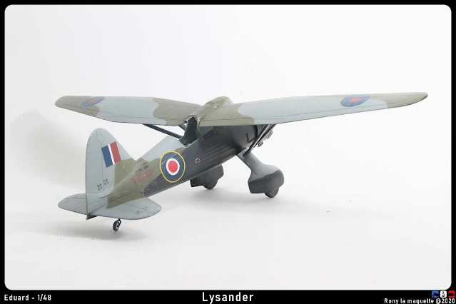 Les décalcomanies du Lysander d'Eduard au 1/48.