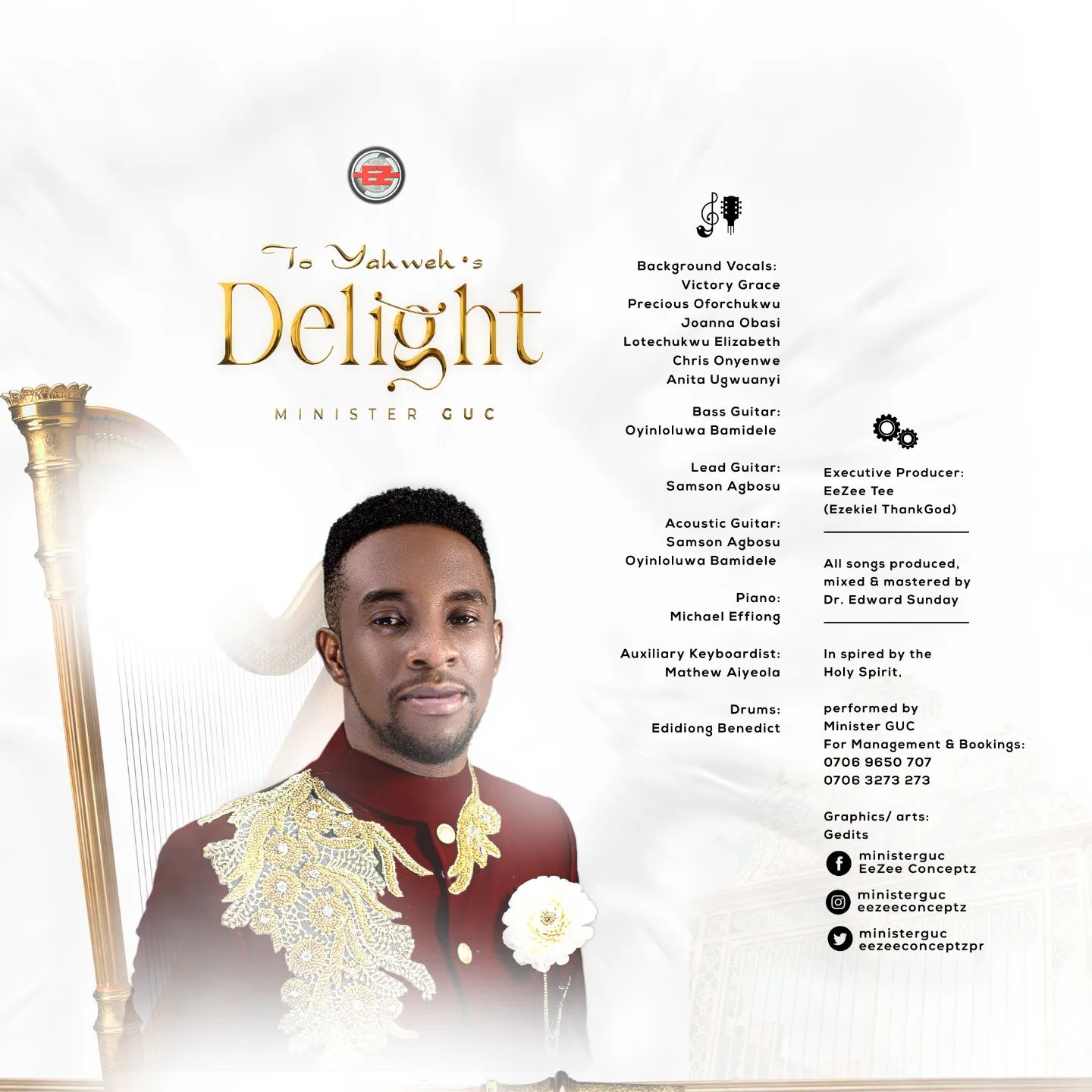 Minister GUC Unveils Track List & Cover For Sophomore Album - Christian Feeds 1