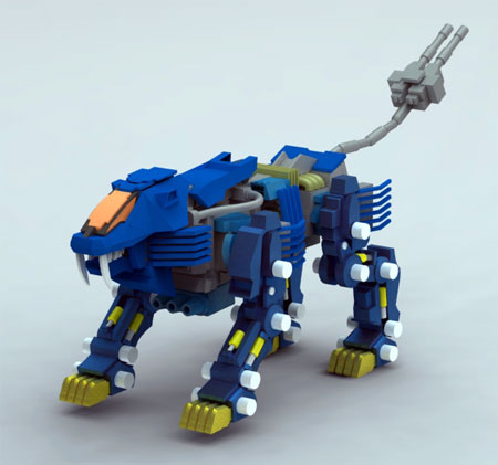 Shield Liger Papercraft Zoids