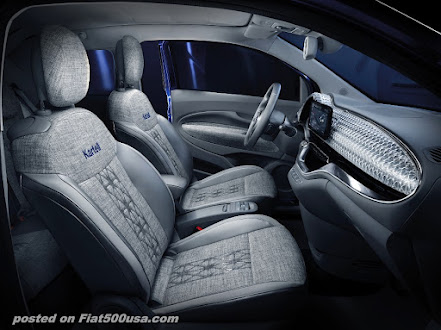 Fiat 500e Kartell Interior