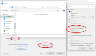 Export as PDF with Headings in Word